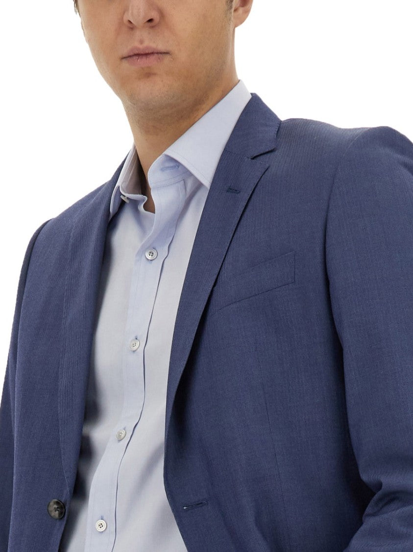 Boss Blue Tailored Slim Fit Suit