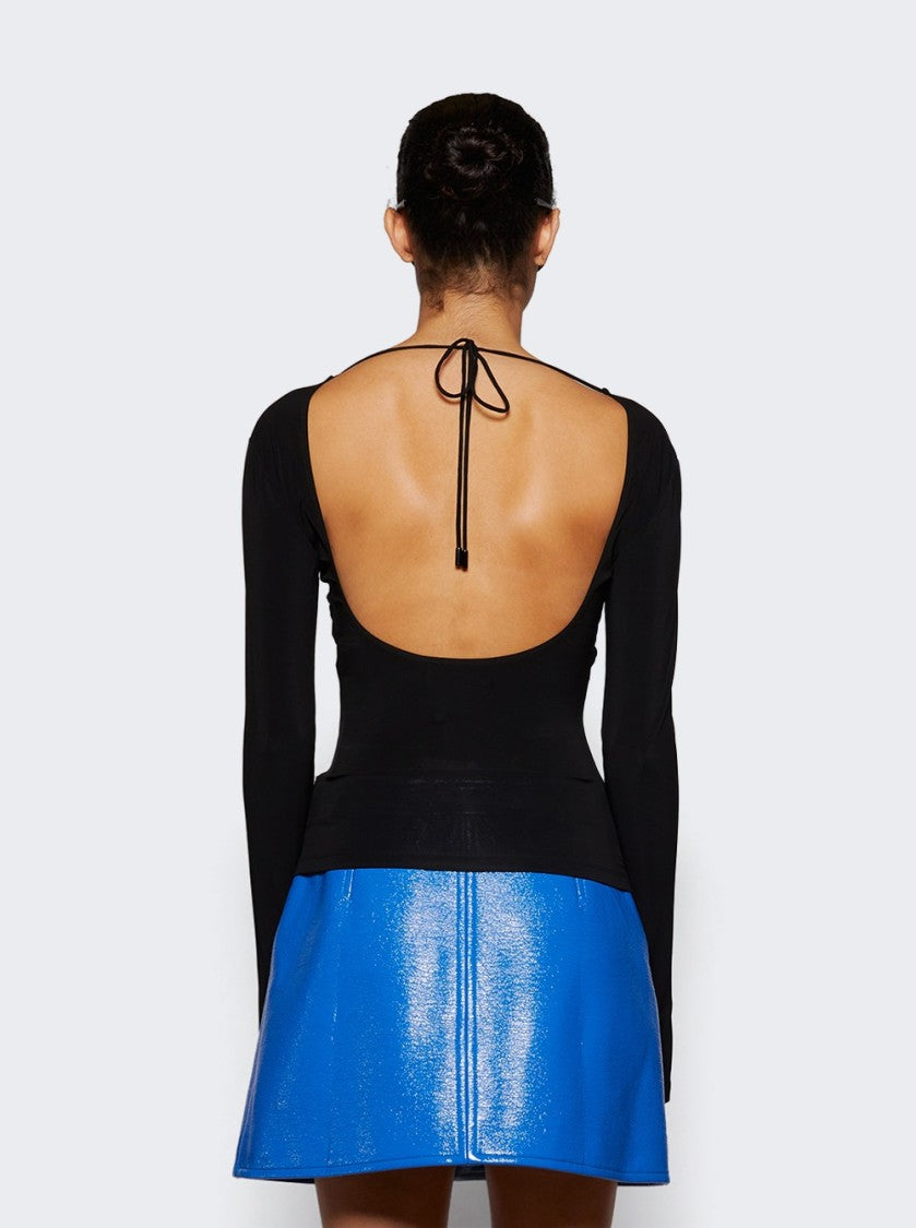 Marine Serre Regenerated Silk Scarf Draped Top Multicolor