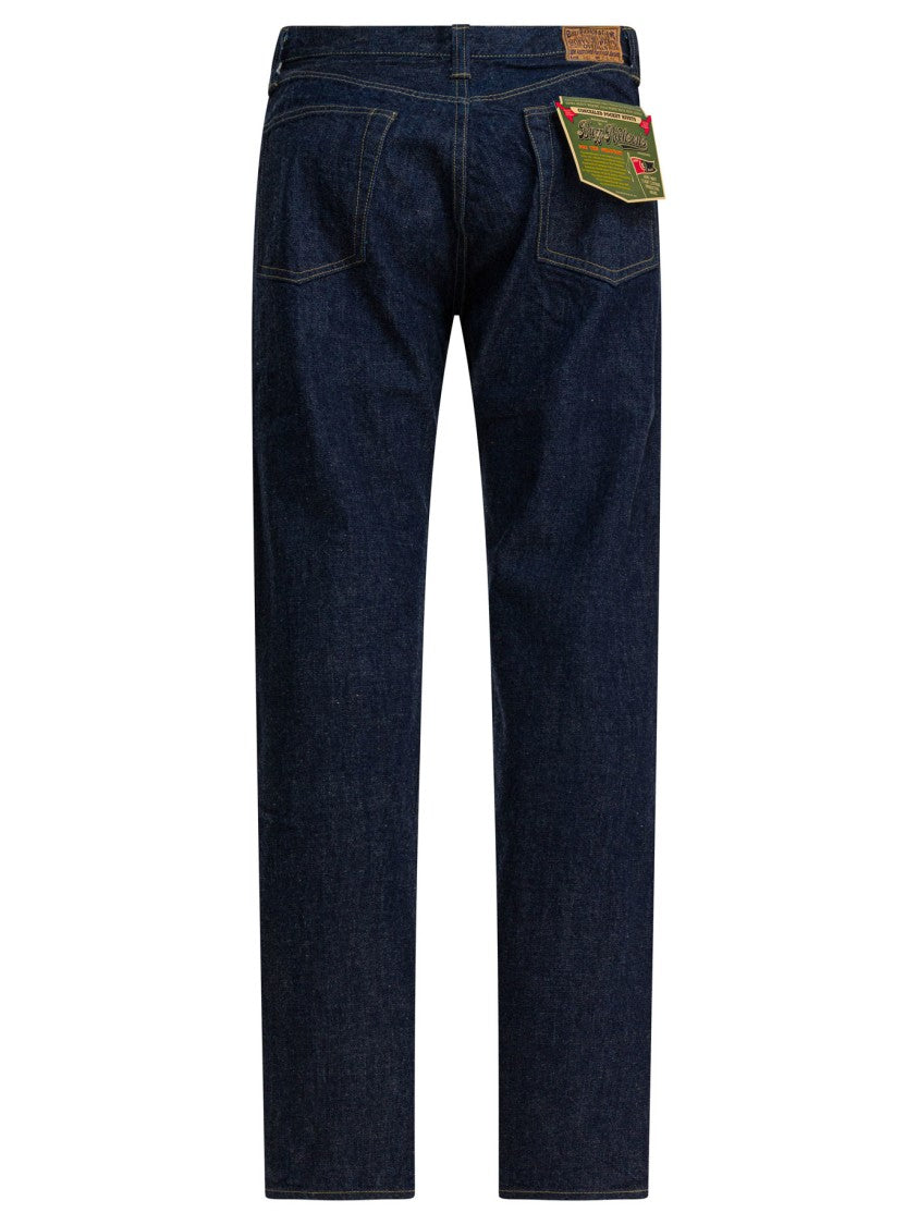 Buzz Rickson's Relaxed Fit Straight-Leg Jeans With Unique Stitching