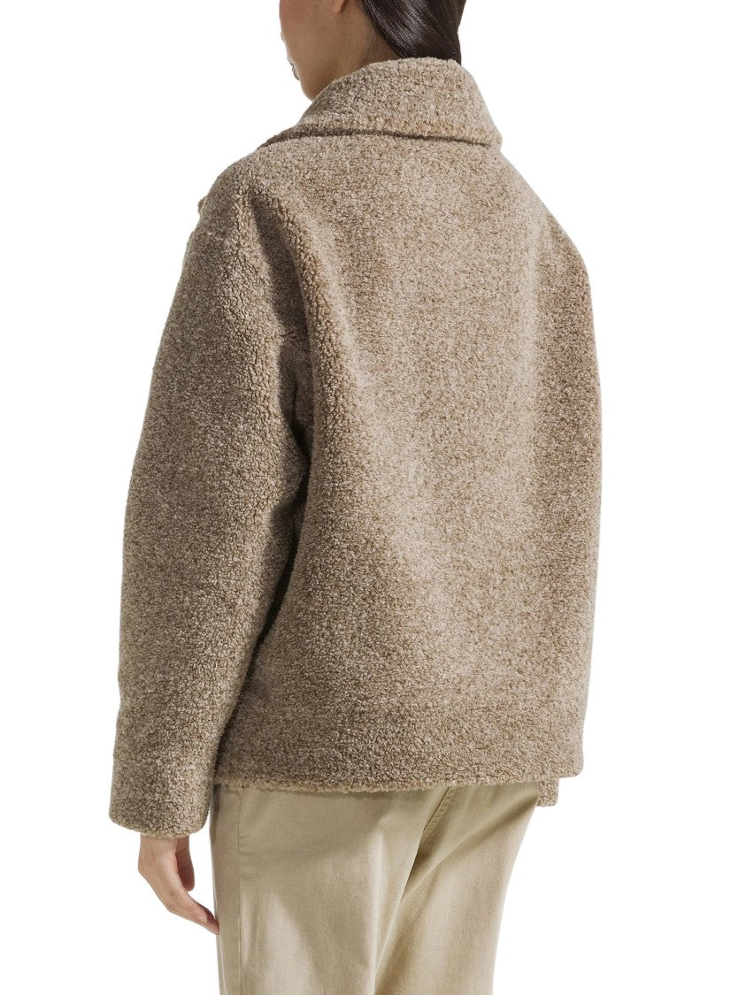 Seventy Venezia Bouclé Eco-Fur Front Zipper Jacket