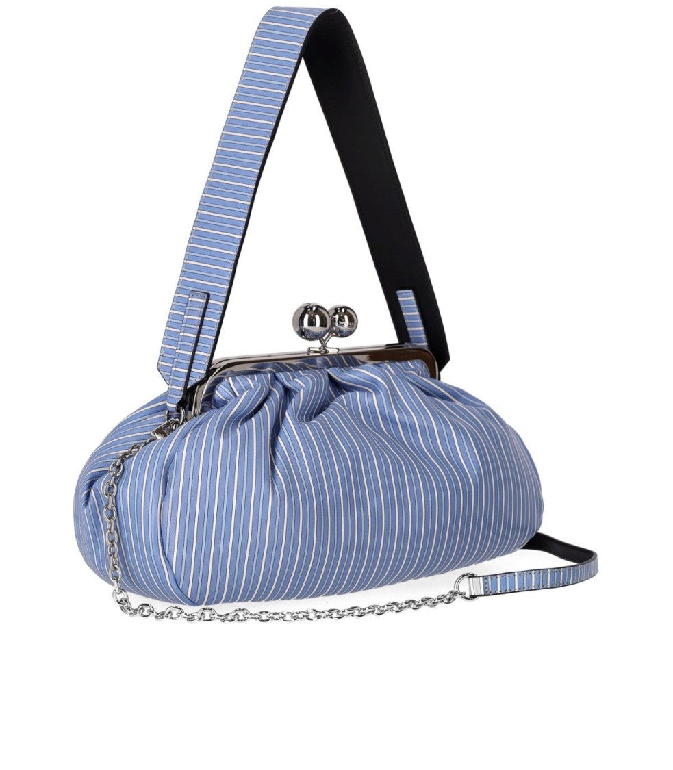 Max Mara Pasticcino Rubens Medium Light Blue Clutch