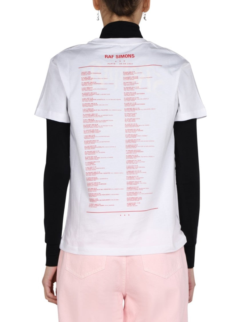 Raf Simons Graphic Logo Print T-Shirt
