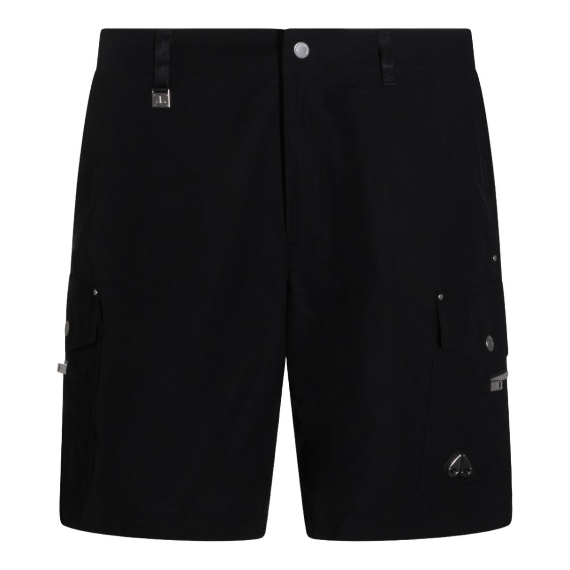Moose Knuckles Mid-Thigh Cut Black Shorts