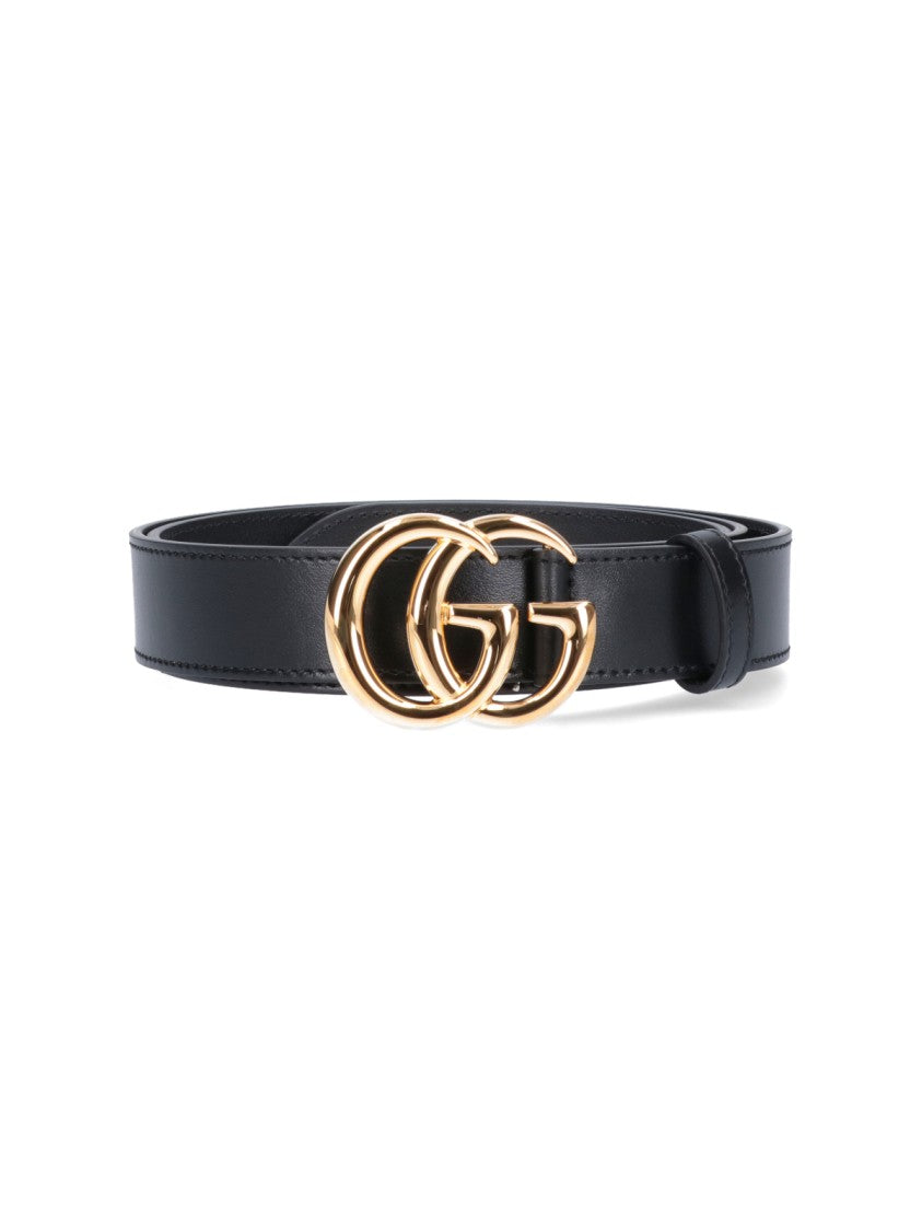 Gucci "Gg Marmont" Belt – Black