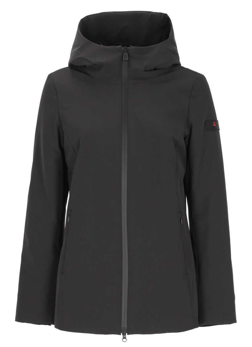 Peuterey Black Farquar Hooded Padded Jacket