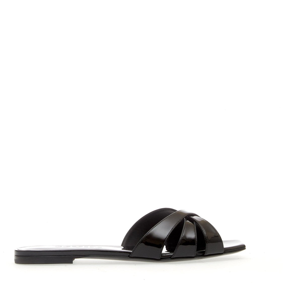 3Juin Low Black Patent Slipper