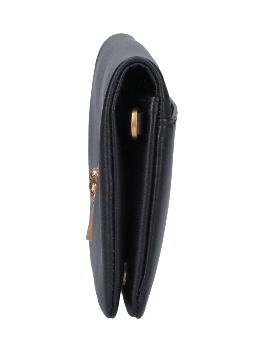 Pinko Black Click Soft Leather Bag