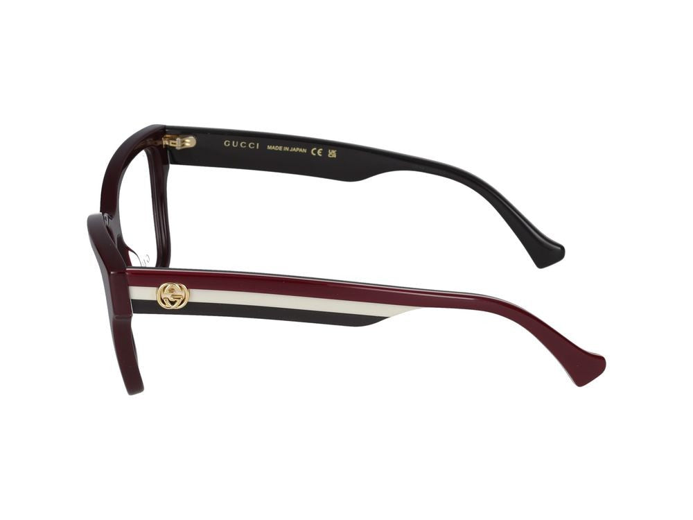 Gucci Eyeglasses Gg1302o 005 Burgundy Burgundy Transparent 55/15/145