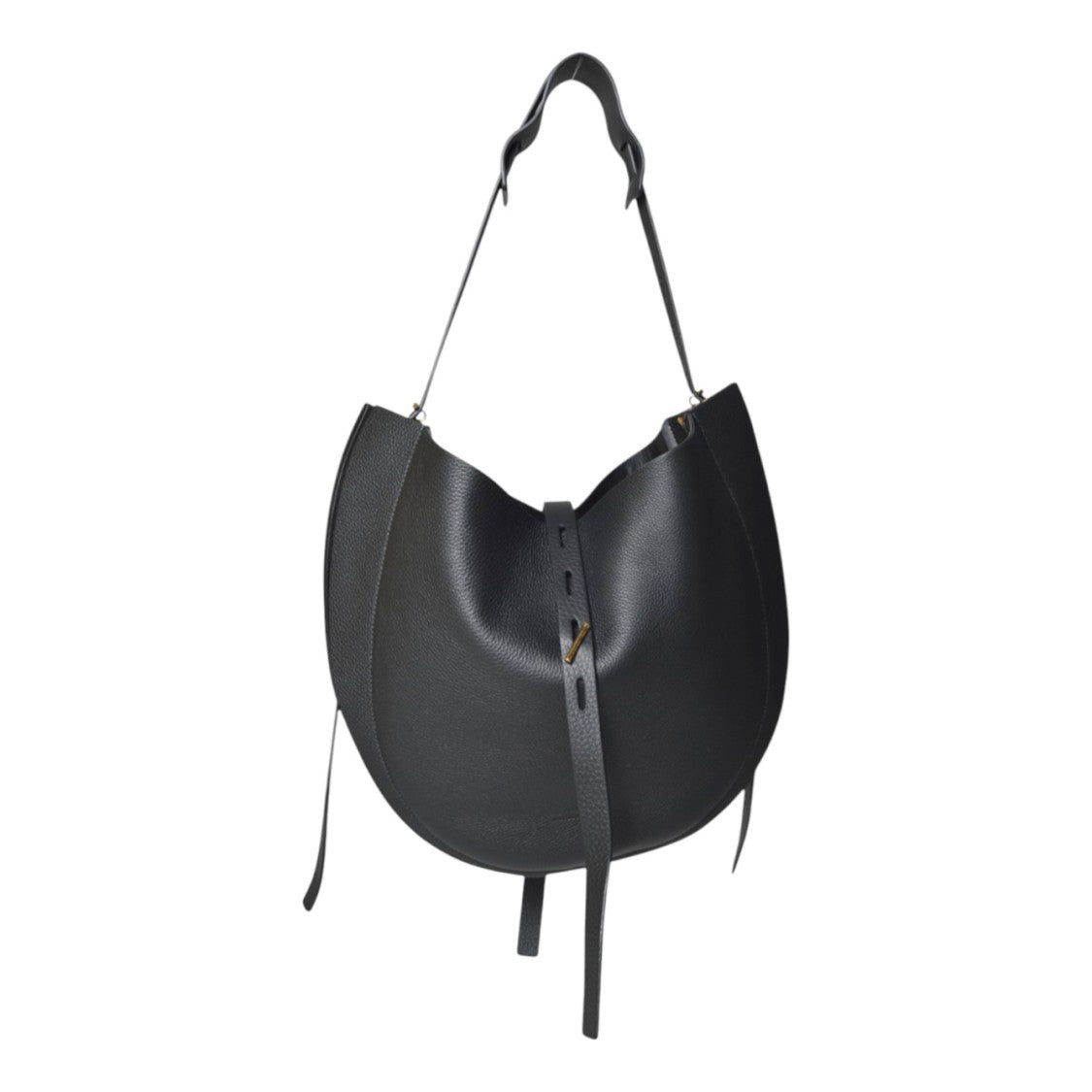 Mino Bossi Liz Granato Promise Line Crescent-Shaped Shoulder Bag