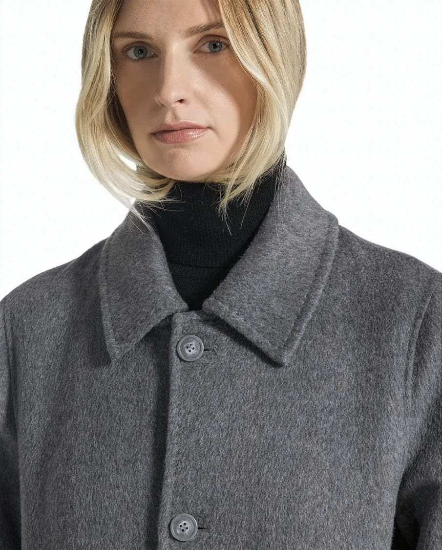 Seventy Wool Blend Down-Padded Long Coat