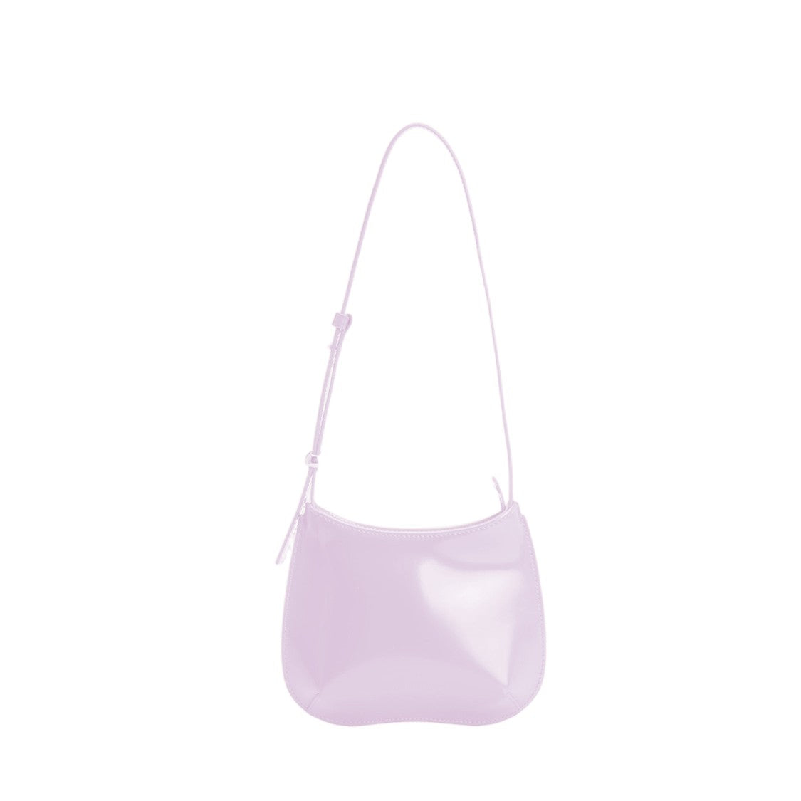 Jacquemus Rosa Chiaro Leather Shoulder Bag With Adjustable Handle
