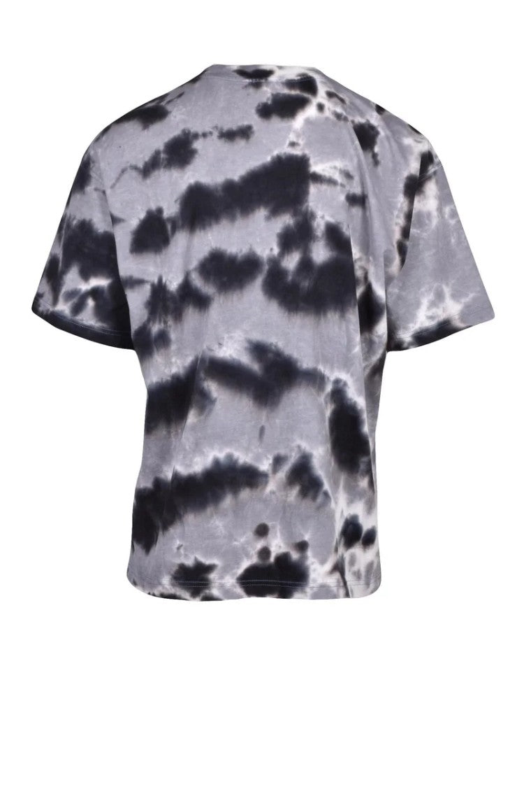 Diesel Grey Black Tie-Dye T-Shirt