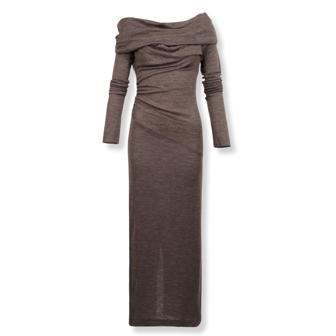 Entire Studios Bound Midi Dress With Textured Wool