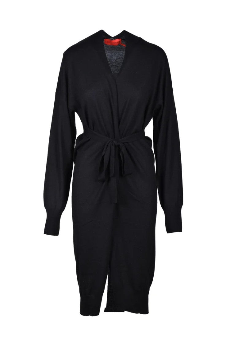 Wild Cashmere Long Cardigan Silk Cashmere - Black