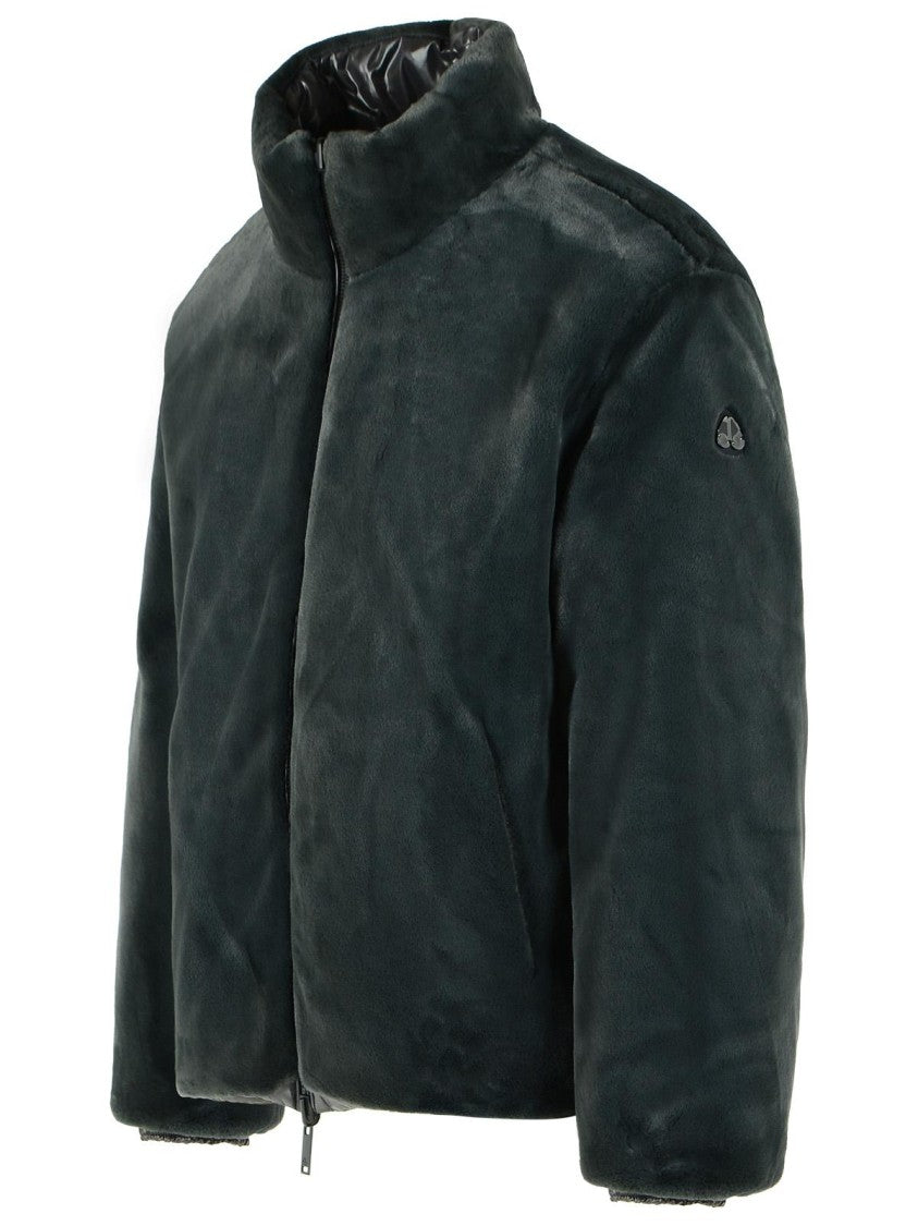 Moose Knuckles 'King' Reversible Grey Nylon And Polyester Down Jacket