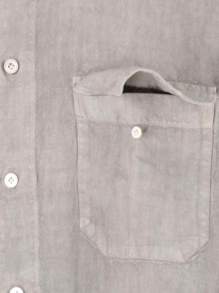 Finamore Salina Linen Shirt – Beige