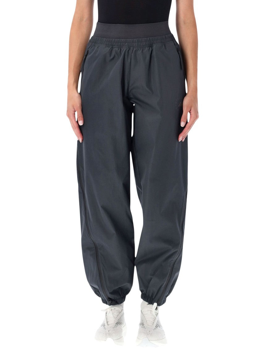 Adidas By Stella Mccartney High-Waisted Mesh Insert Trackpants
