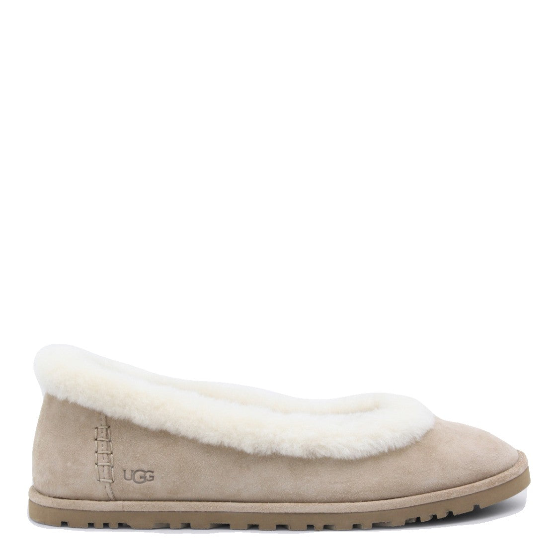 Ugg Beige Suede Flats