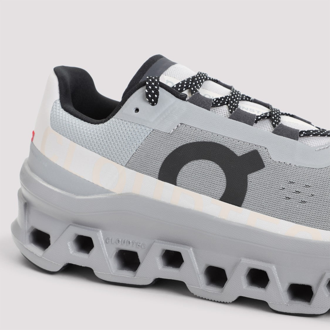 On Alloy Silver Textile Cloudmonster Sneakers
