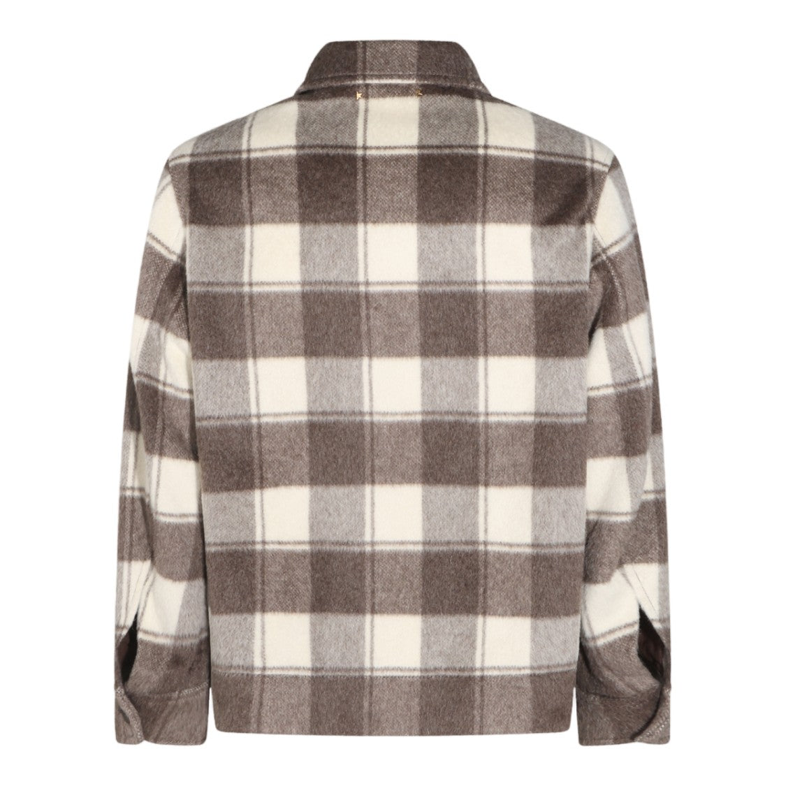 Golden Goose Structured Plaid Flap Pockets Jacket