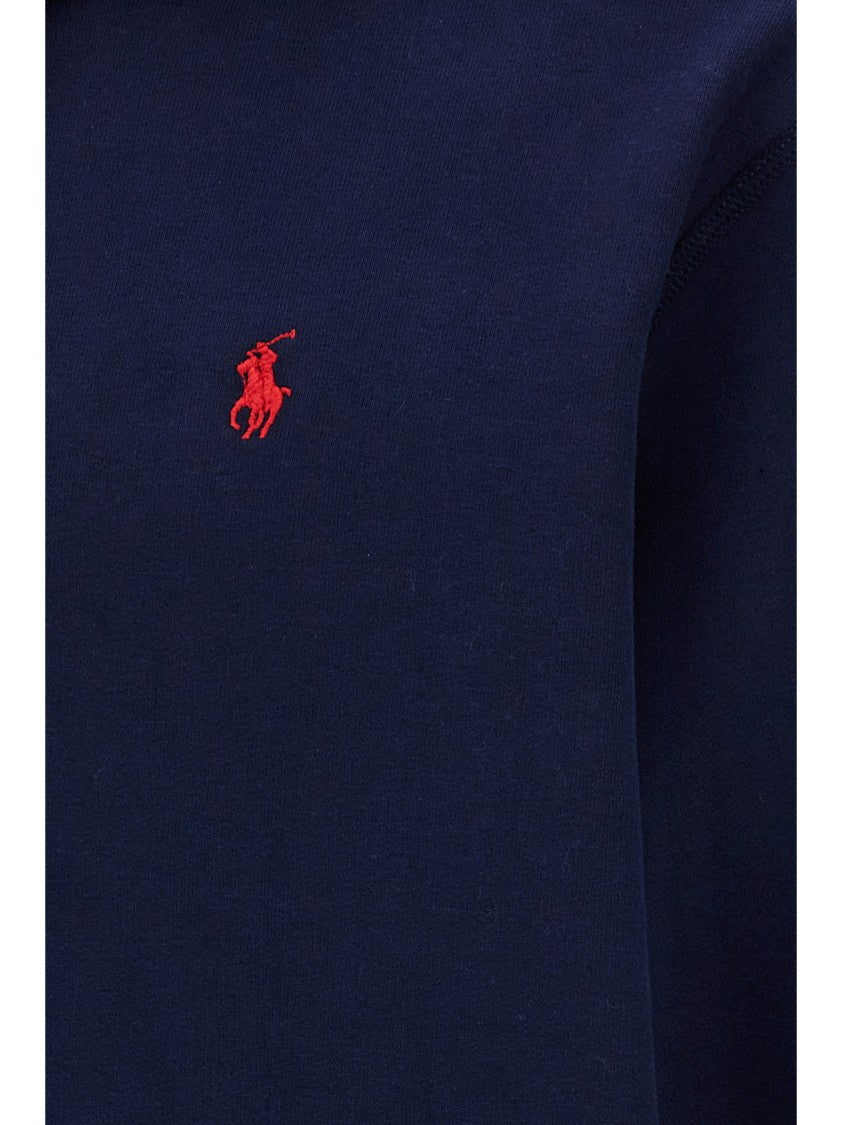 Polo Ralph Lauren Classic Blue Cotton Hoodie