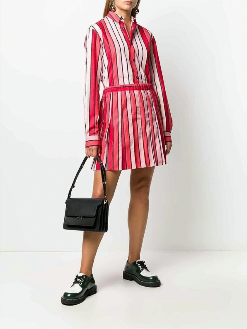 Marni Structured Black Calf Leather Crossbody Bag