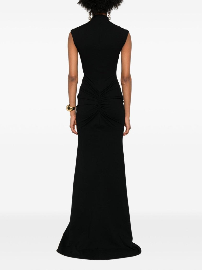 Jacquemus Figure-Hugging Black Maxi Dress