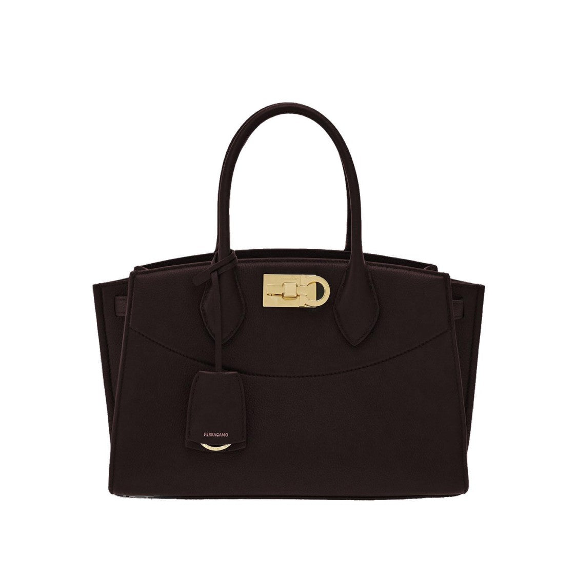 Salvatore Ferragamo Grained Leather Handbag