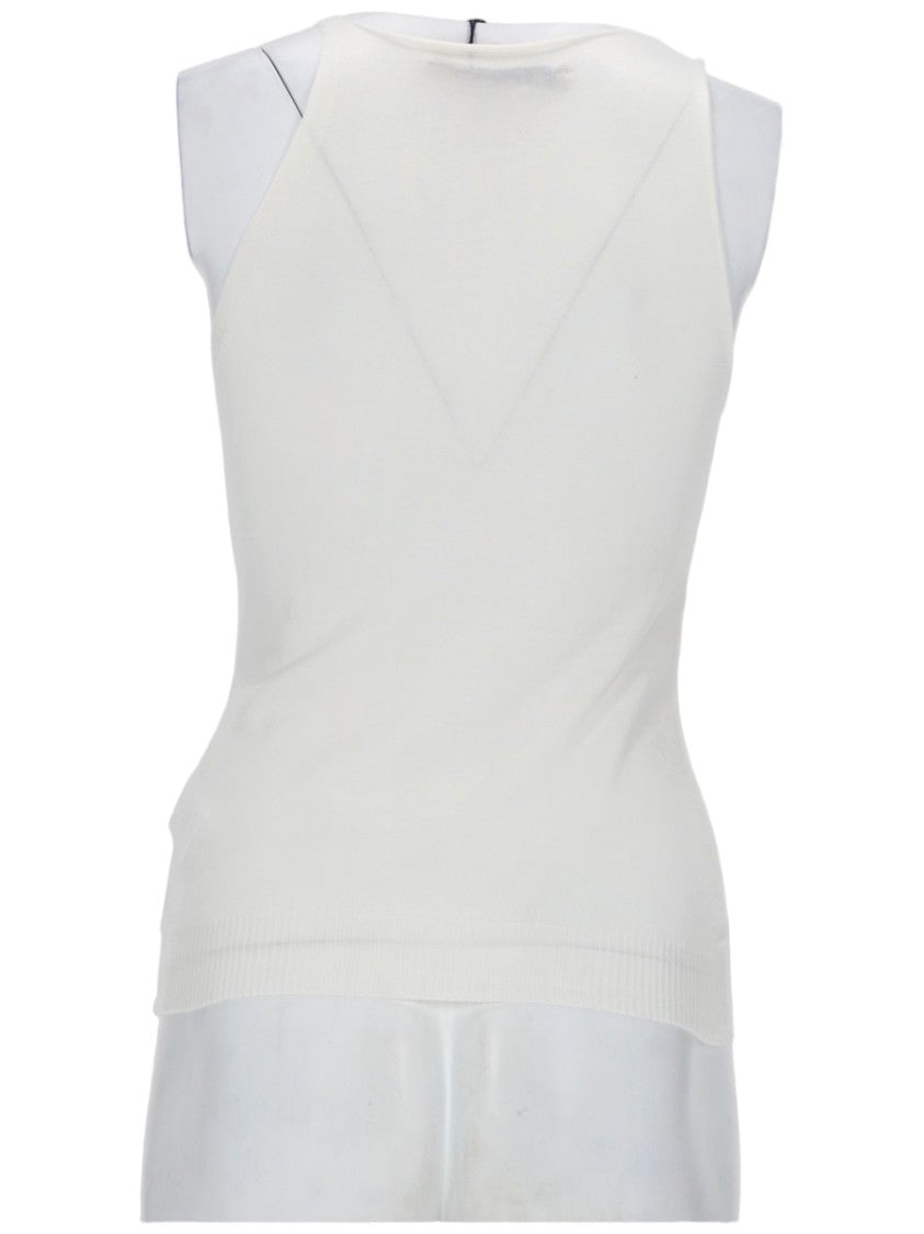 Paloma Wool Fitted Sleeveless Top In Smooth Mako Cotton