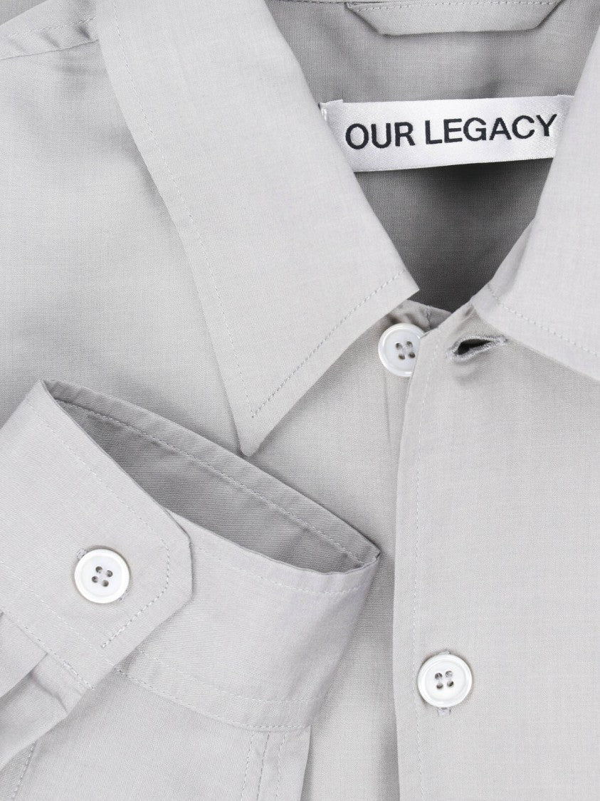 Our Legacy Light Grey Every Classic Collar Shirt