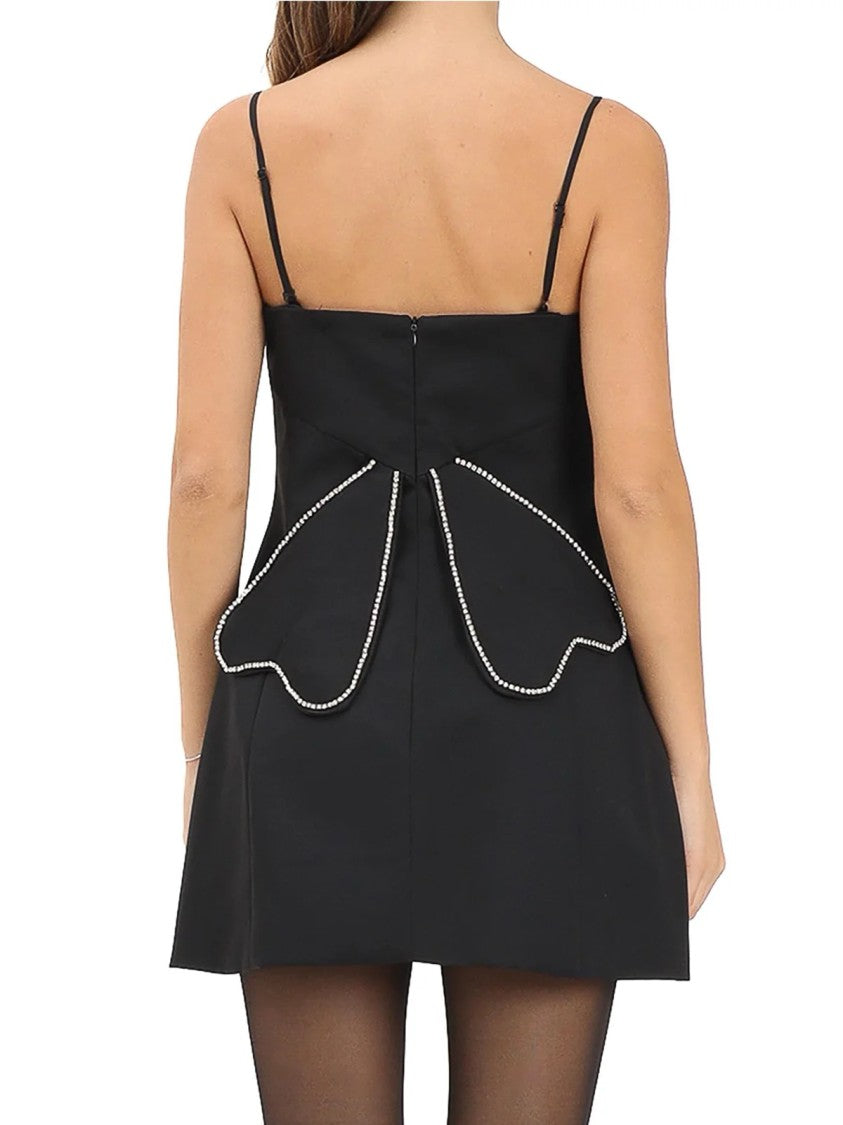 Tpn Short Flared Bustier Dress With Rhinestone Embellishments