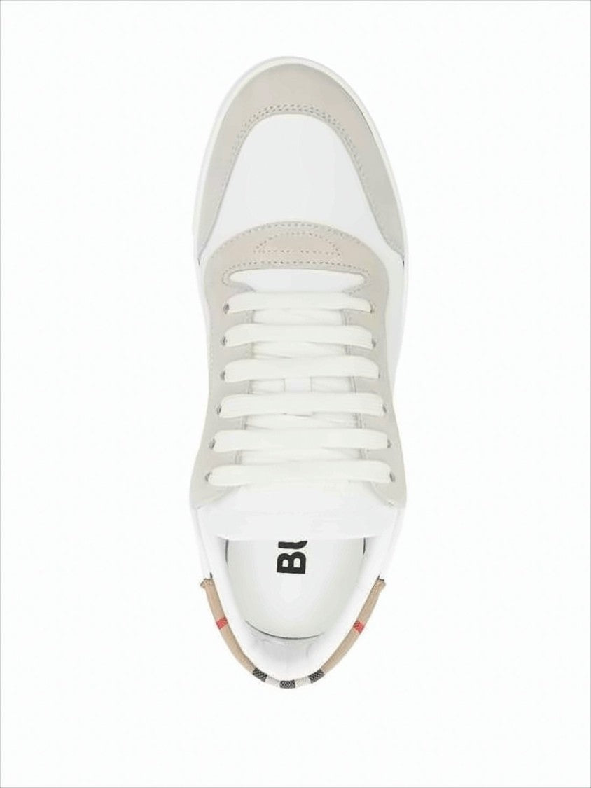 Burberry Low-Top Sneaker With Suede Overlays