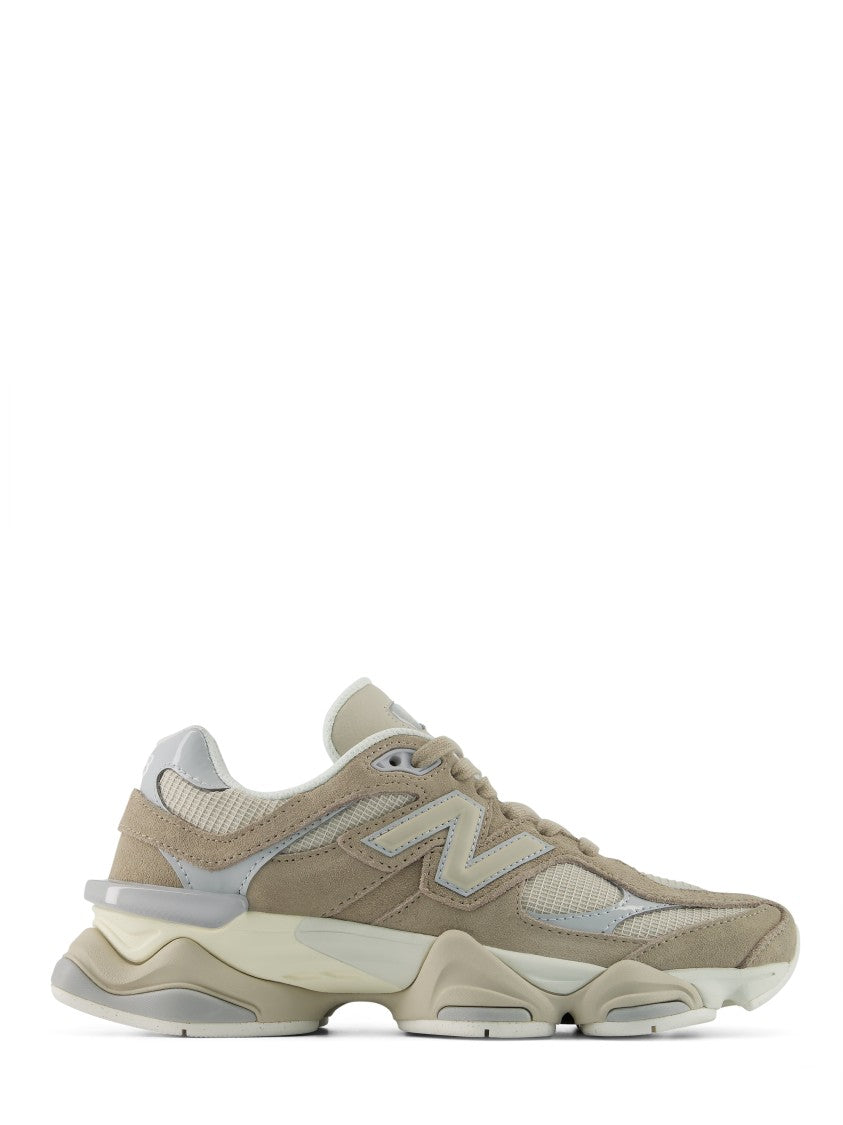 New Balance Layered Suede And Mesh Sneakers With Chunky Sole