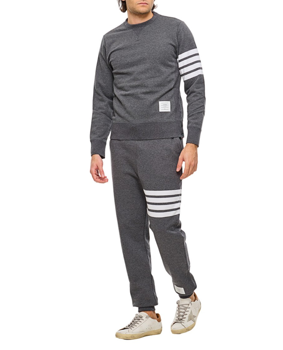 Thom Browne Classic Sweatpant In Classic Loopback W/ Engineered 4 Bar