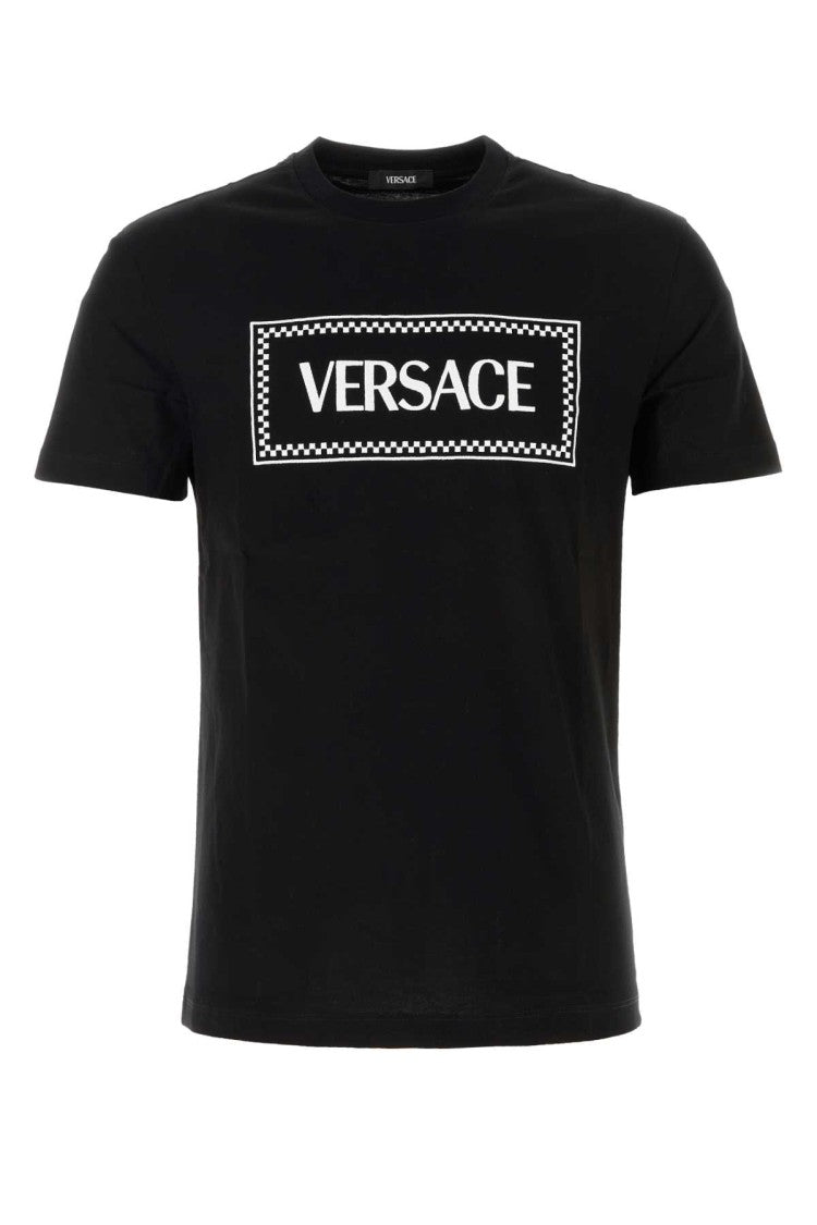 Versace Black Cotton T-Shirt