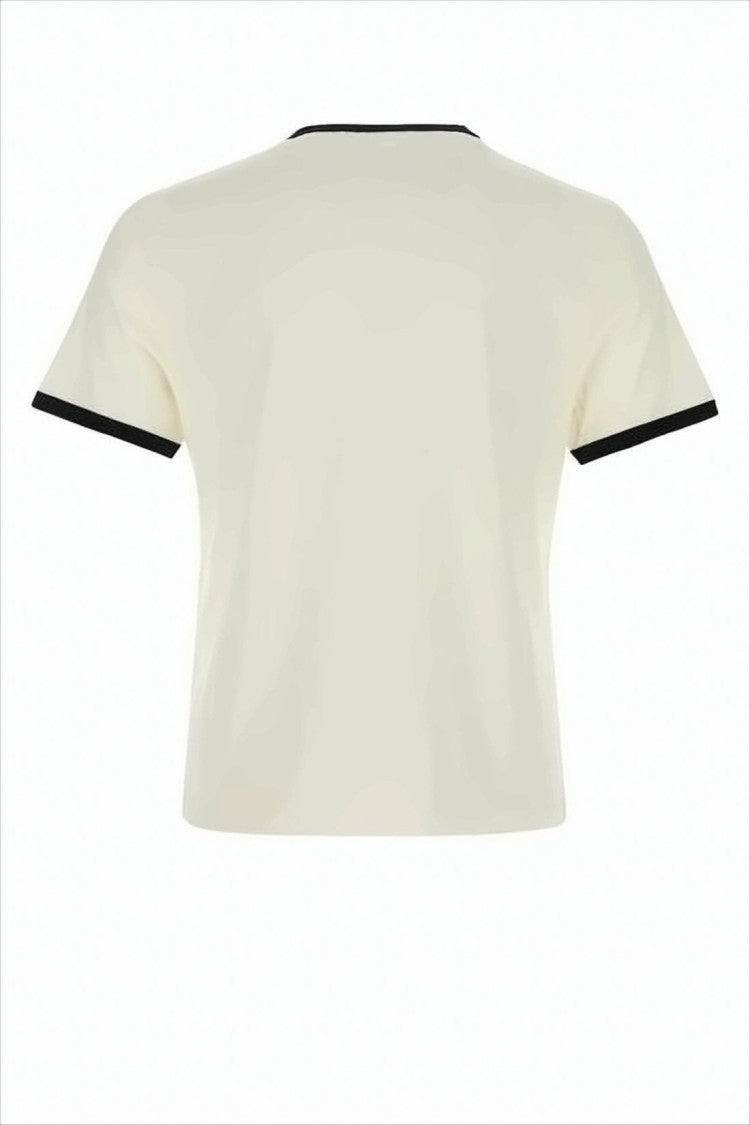 Celine Cream Short-Sleeved T-Shirt