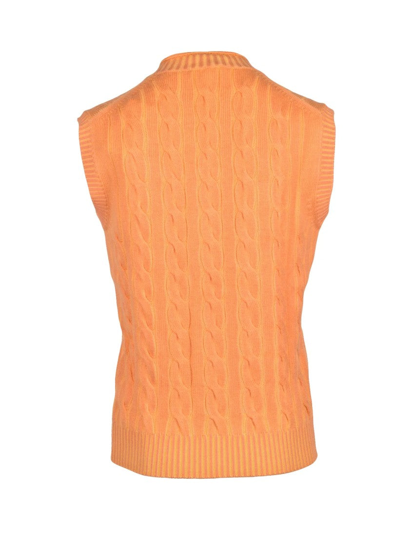Kangra Classic Cable Knit Merino Wool Vest