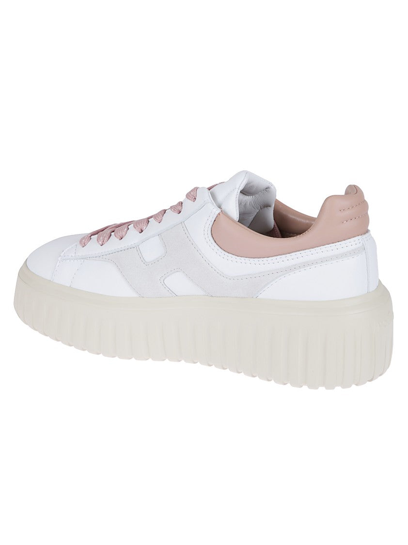Hogan Low-Top Sneakers With Suede Side Stripes
