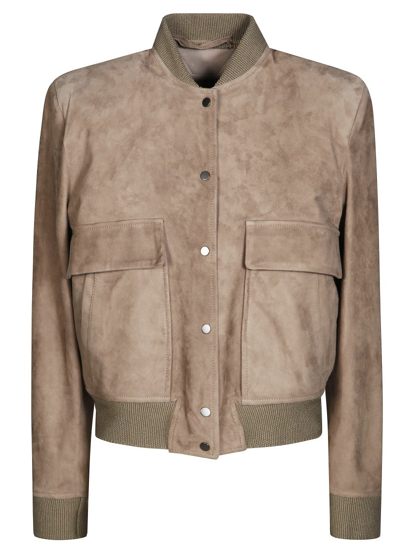 Salvatore Santoro Soft Leather Bomber Jacket