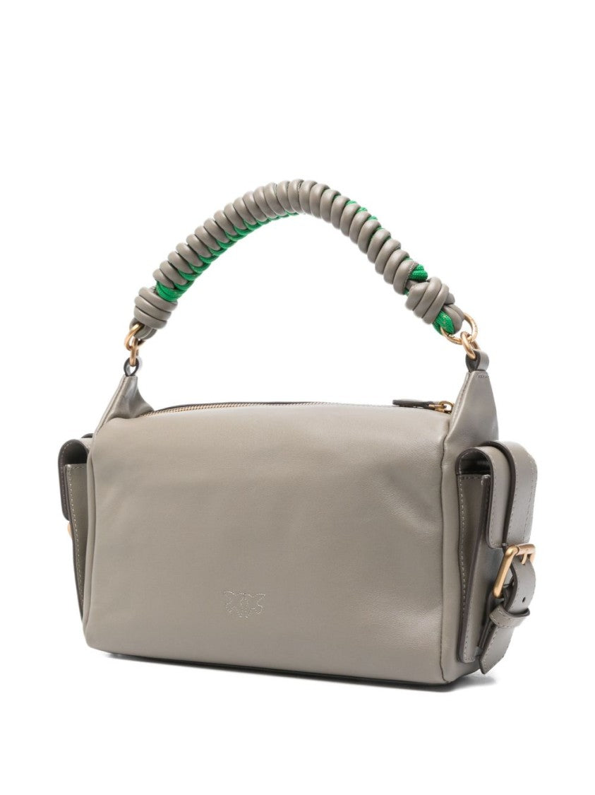 Pinko Shoulder Bag In Calfskin Leather