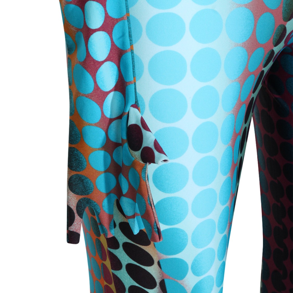 Jean Paul Gaultier Form-Fitting Jumpsuit With Polka Dot Pattern
