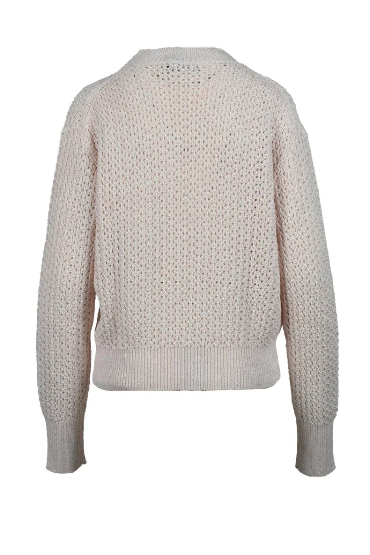 Fabiana Filippi Cotton Linen Sweater - Pink