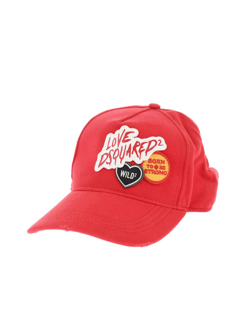 Dsquared2 Logo Patch Baseball Cap