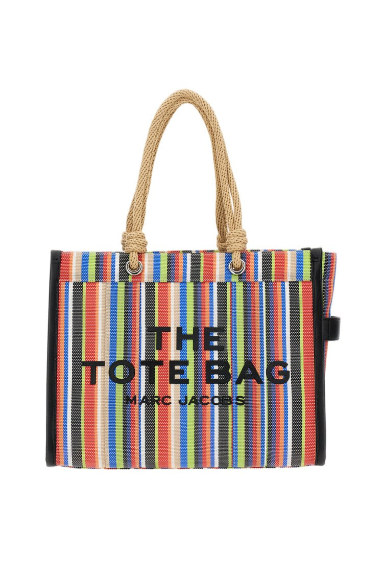 Marc Jacobs Rainbow Stripe Large Tote Bag