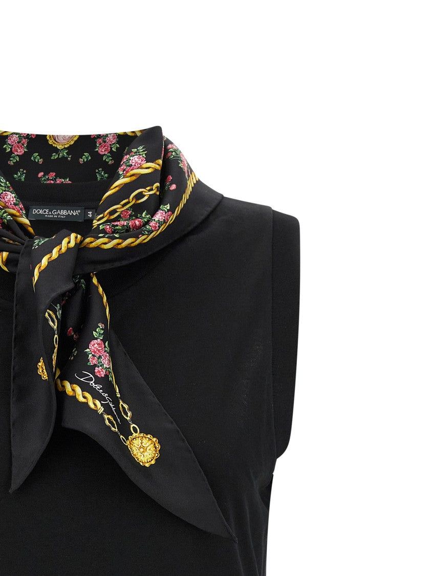 Dolce & Gabbana T-Shirt With Scarf