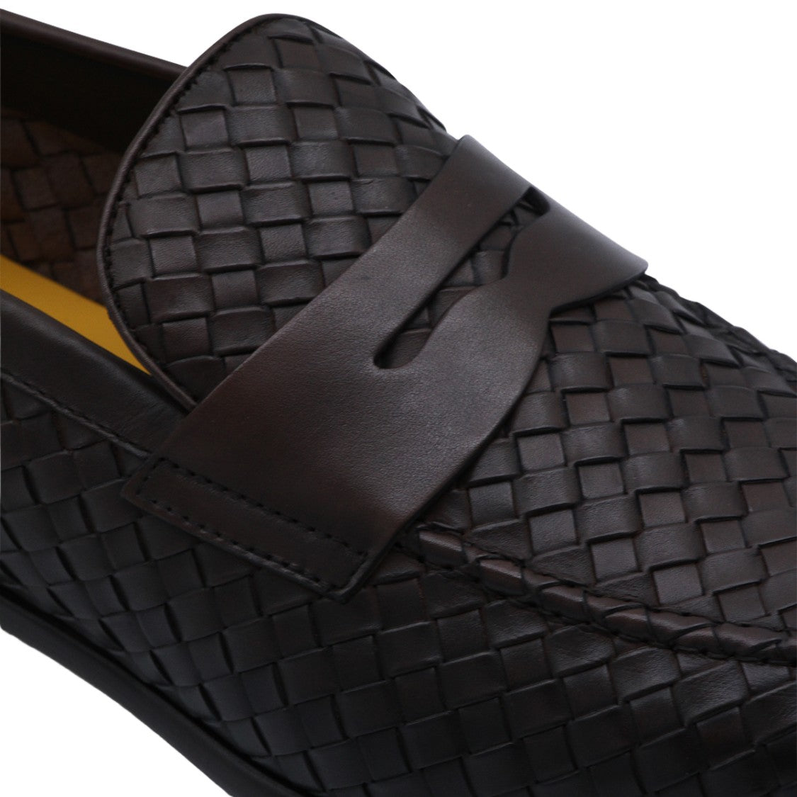 Doucal's Brown Polished Flat Shoes
