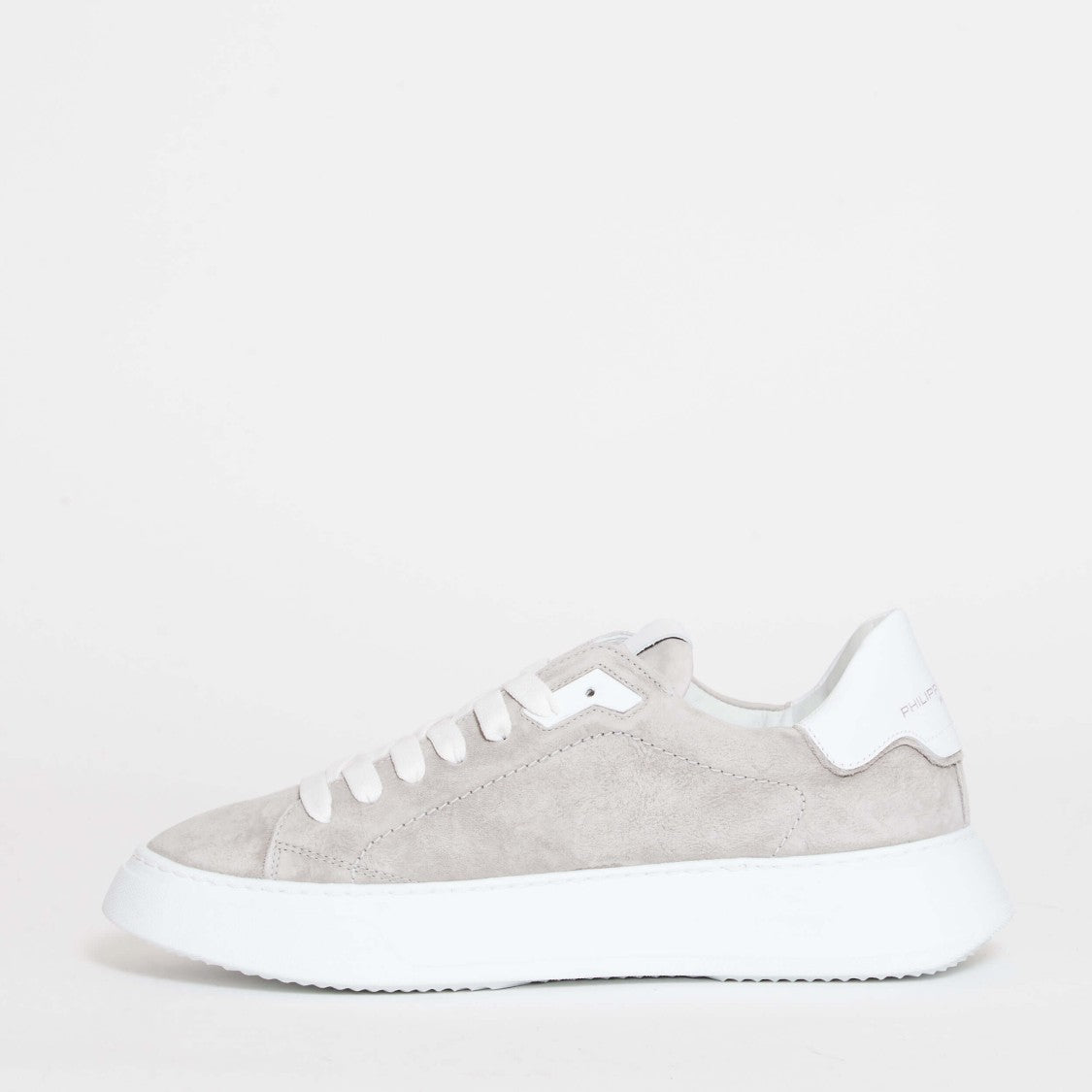 Philippe Model Gray Suede Sneakers
