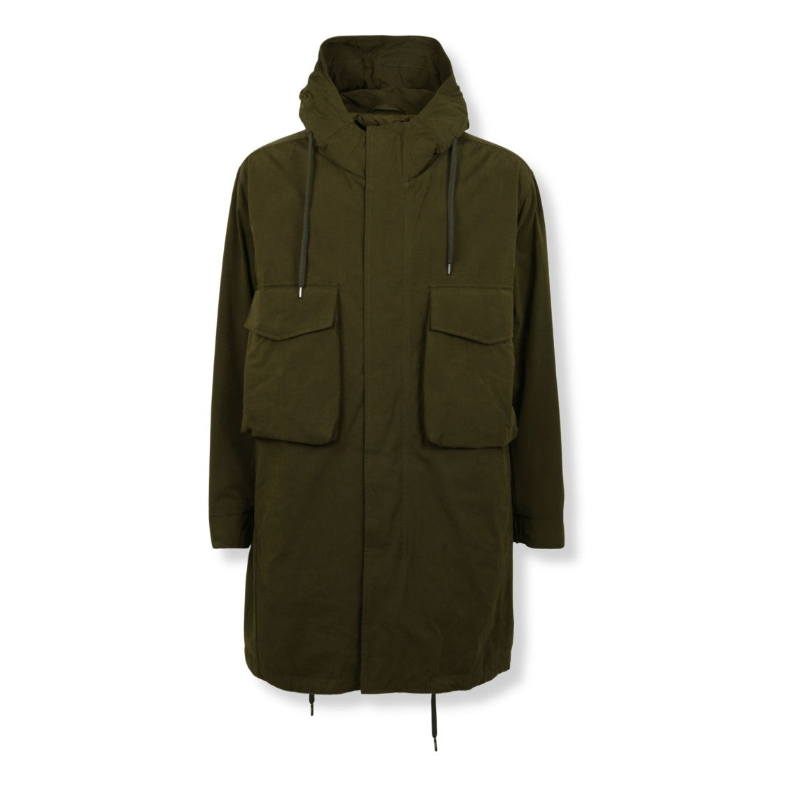 Herno Medium-Length Utility Parka With Chest Pockets