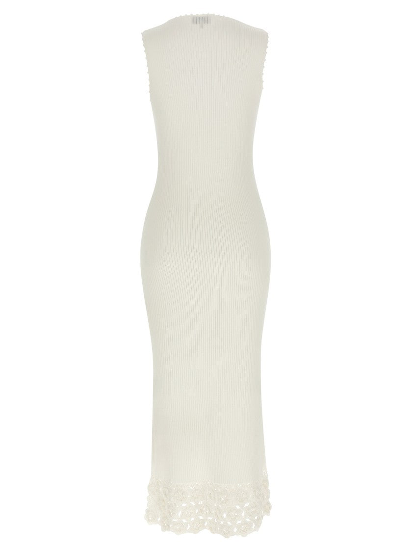 Ganni 'Cotton Crochet' Dress