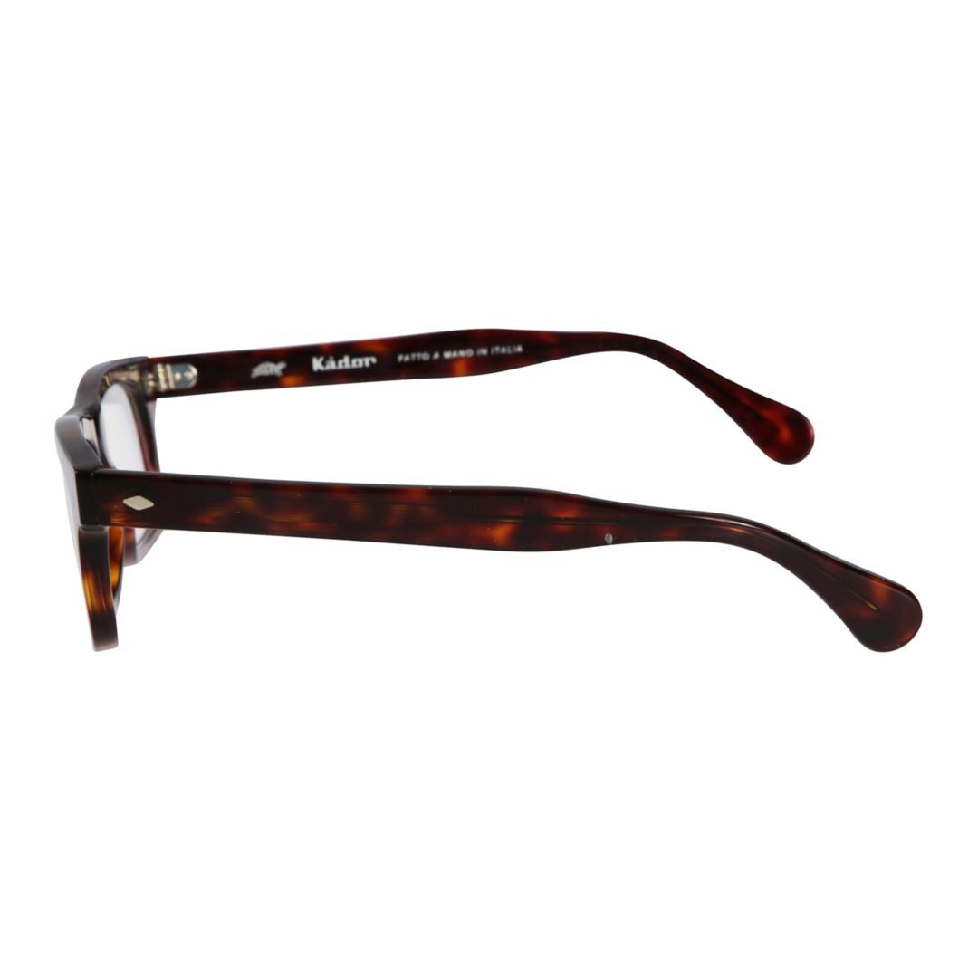 Kador Niki Tortoiseshell Frame Rectangular Eyeglasses With Metallic Accents